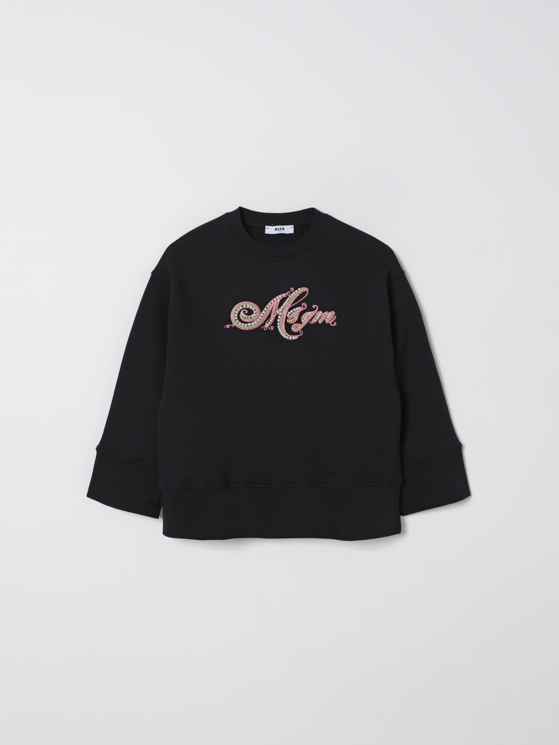 MSGM KIDS JERSEY: Jersey niños MSGM Kids, Negro - Img 1
