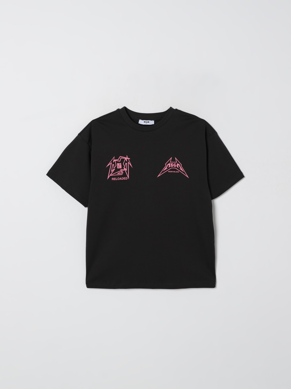 MSGM KIDS T-SHIRT: T-shirt kids MSGM Kids, Black - Img 1