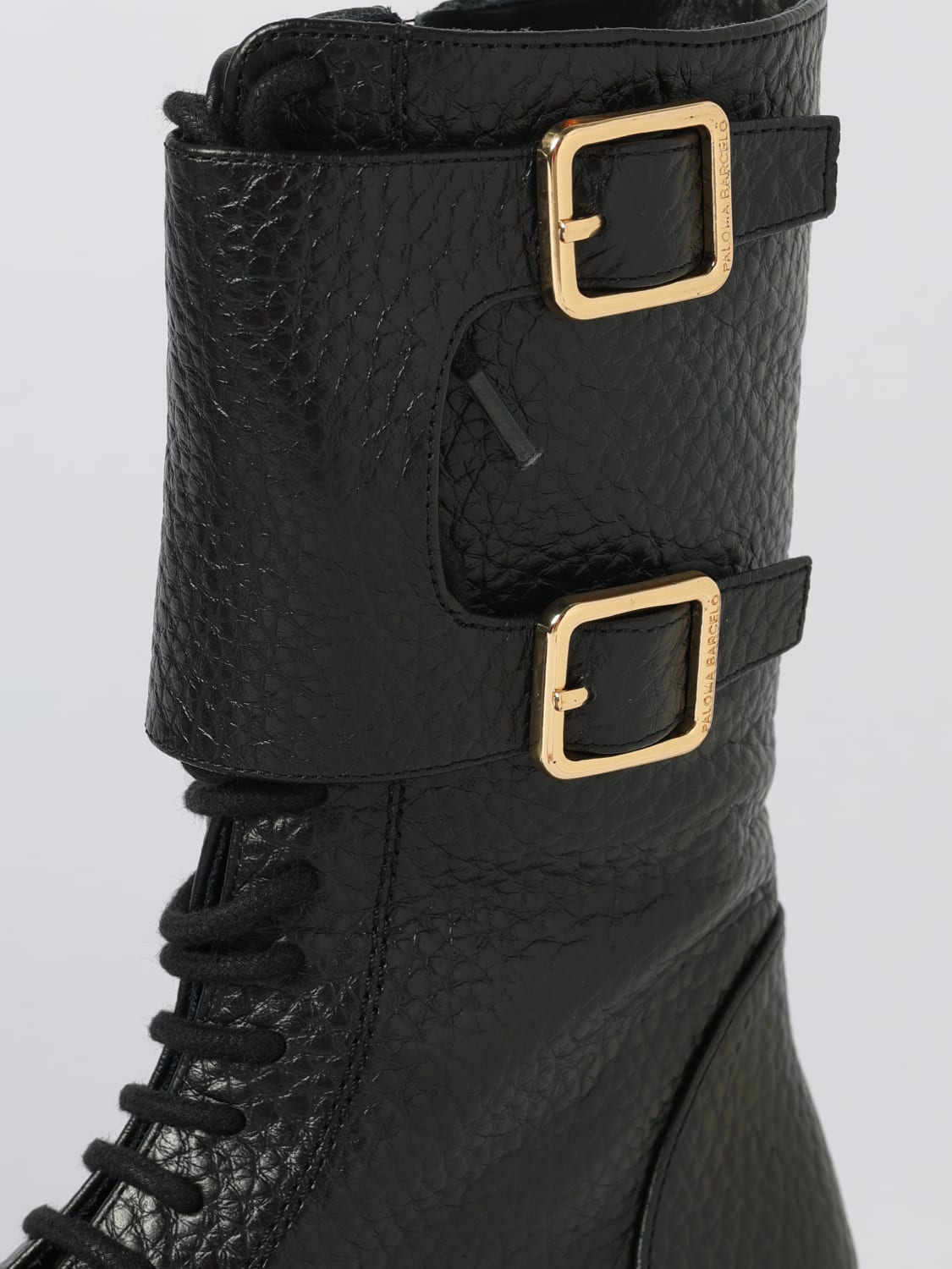 PALOMA BARCELÒ BOOTS: Flat ankle boots woman Paloma BarcelÒ, Black - Img 4