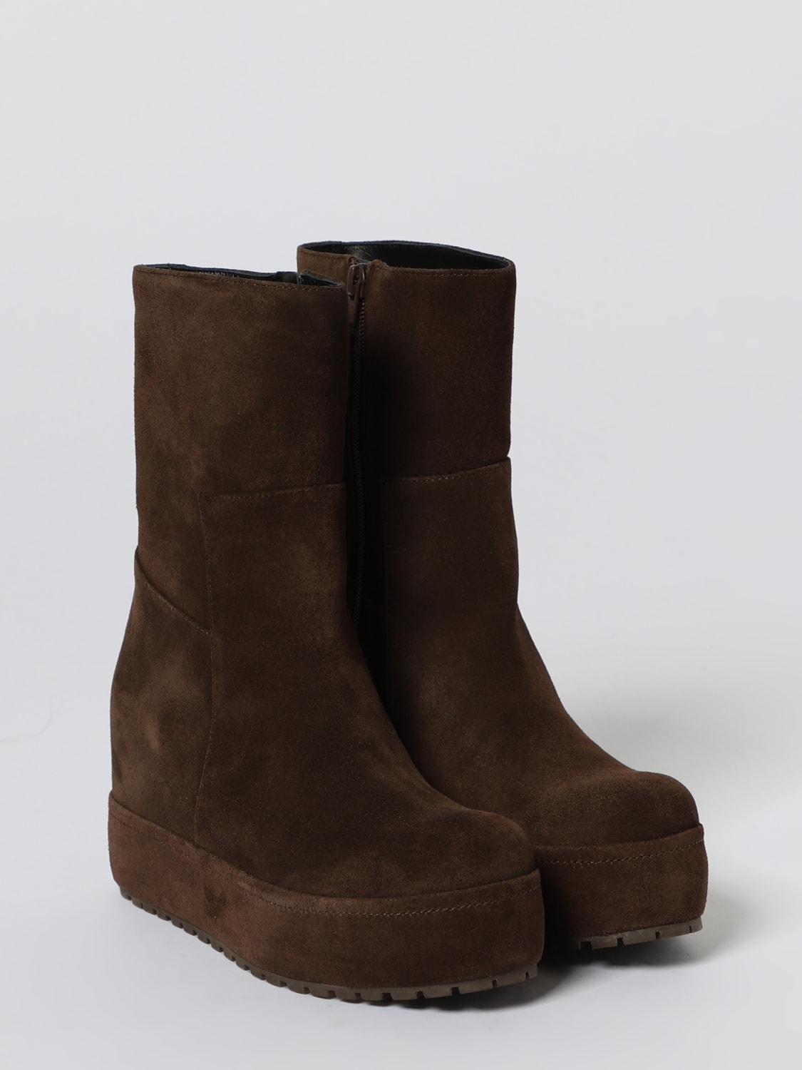 PALOMA BARCELÒ ブーツ: フラットショートブーツ レディース Paloma BarcelÒ, ブラウン - Img 2