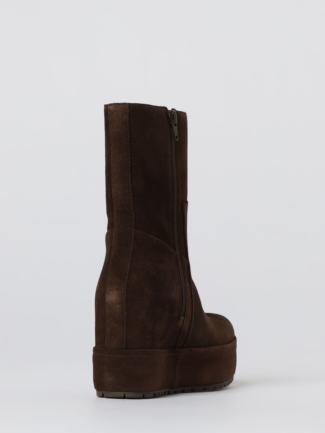 PALOMA BARCELÒ ブーツ: フラットショートブーツ レディース Paloma BarcelÒ, ブラウン - Img 3