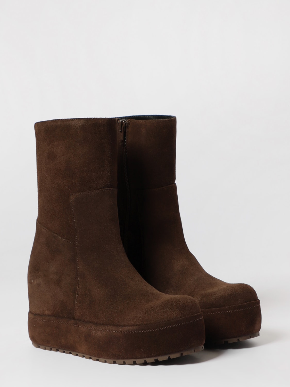 PALOMA BARCELÒ BOTAS: Botines planos mujer Paloma BarcelÒ, Cuero - Img 2