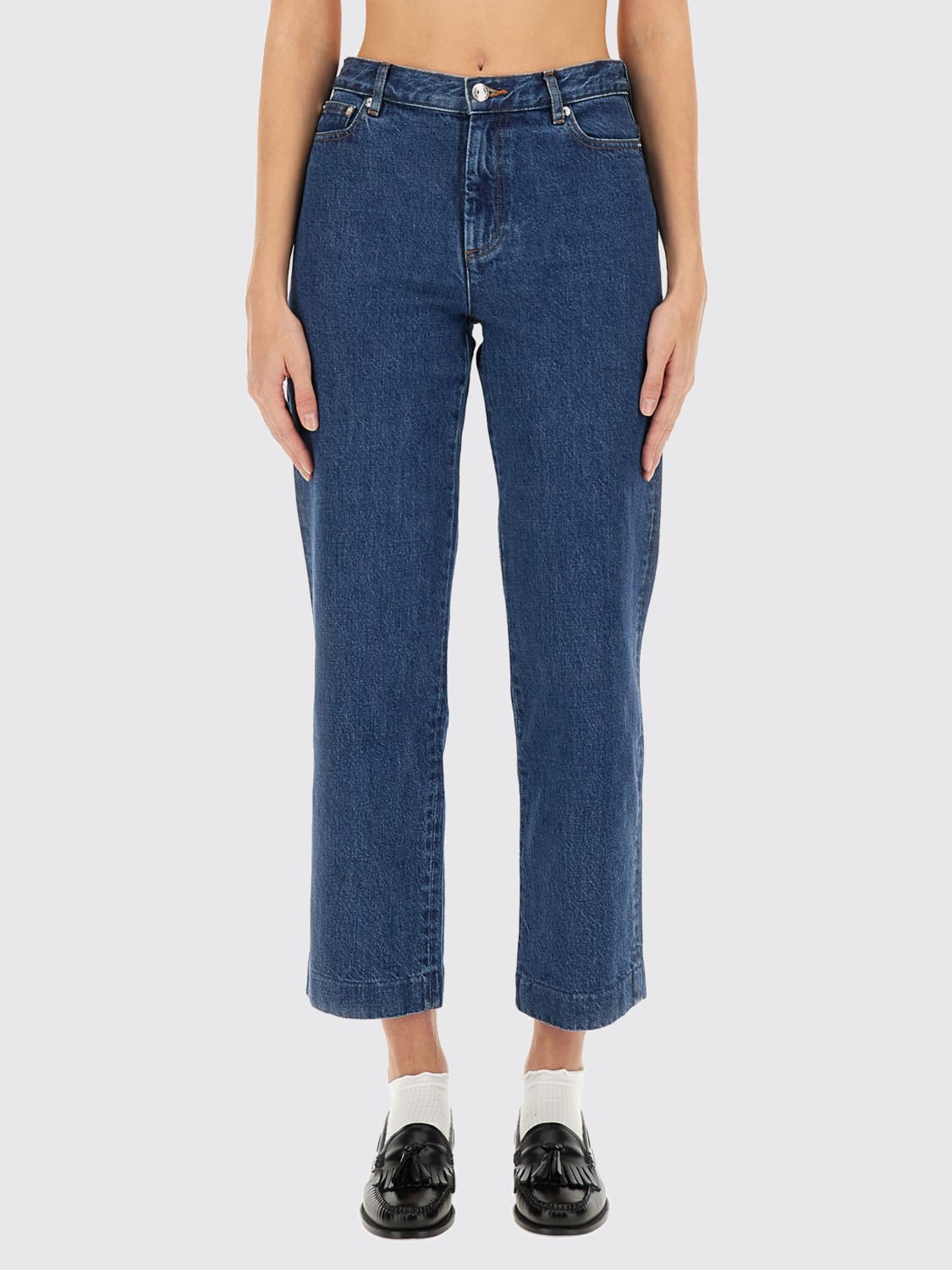 A.P.C. JEANS: Jeans woman A.P.C., Blue - Img 1