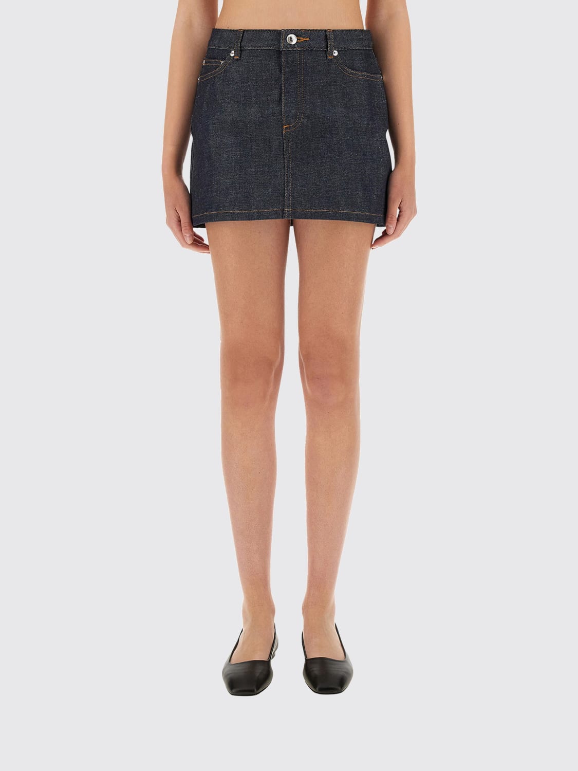 A.P.C. JUPE: Jupe femme A.P.C., Denim - Img 1