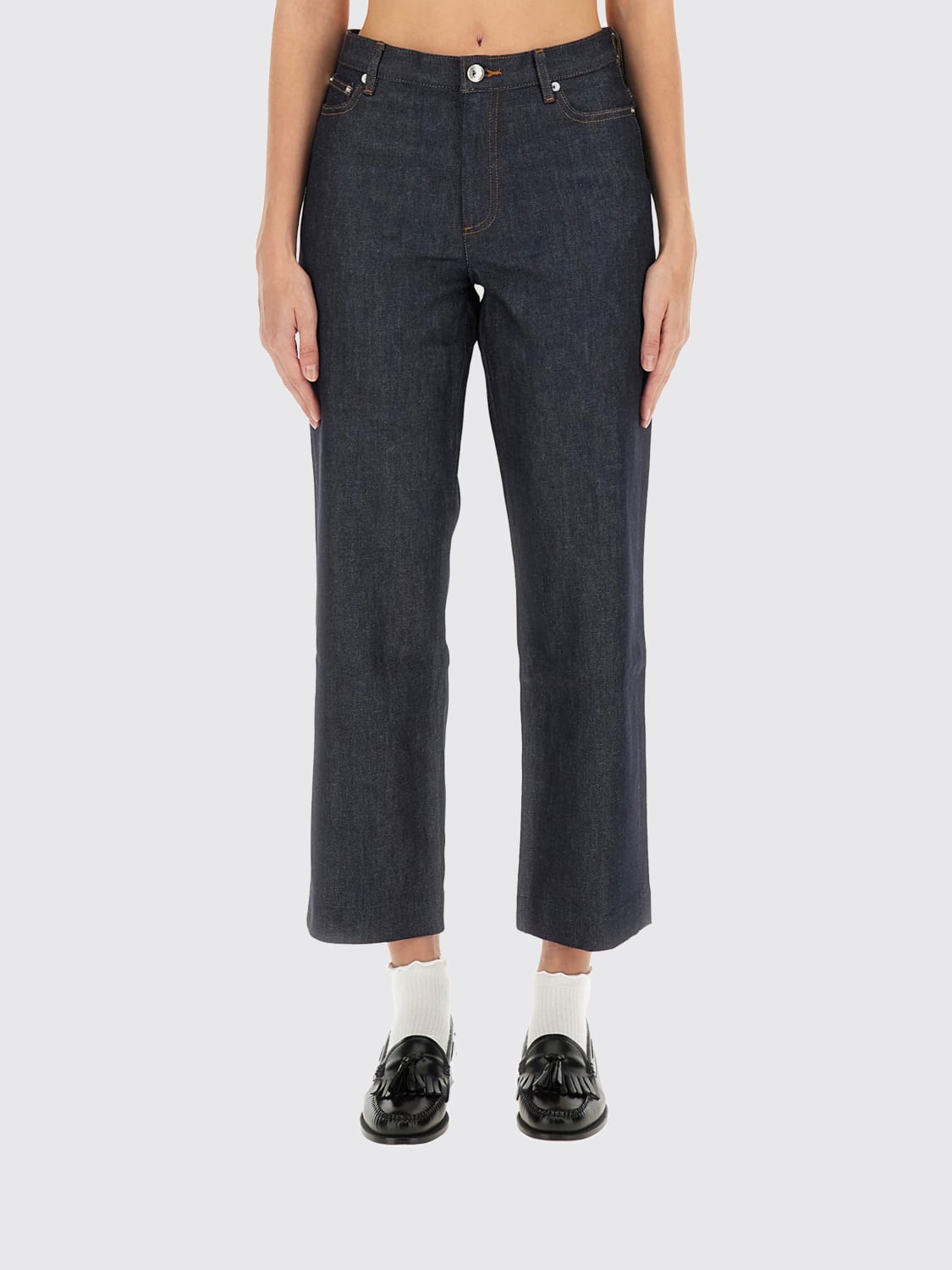 A.P.C. JEANS: Jeans femme A.P.C., Bleu - Img 1