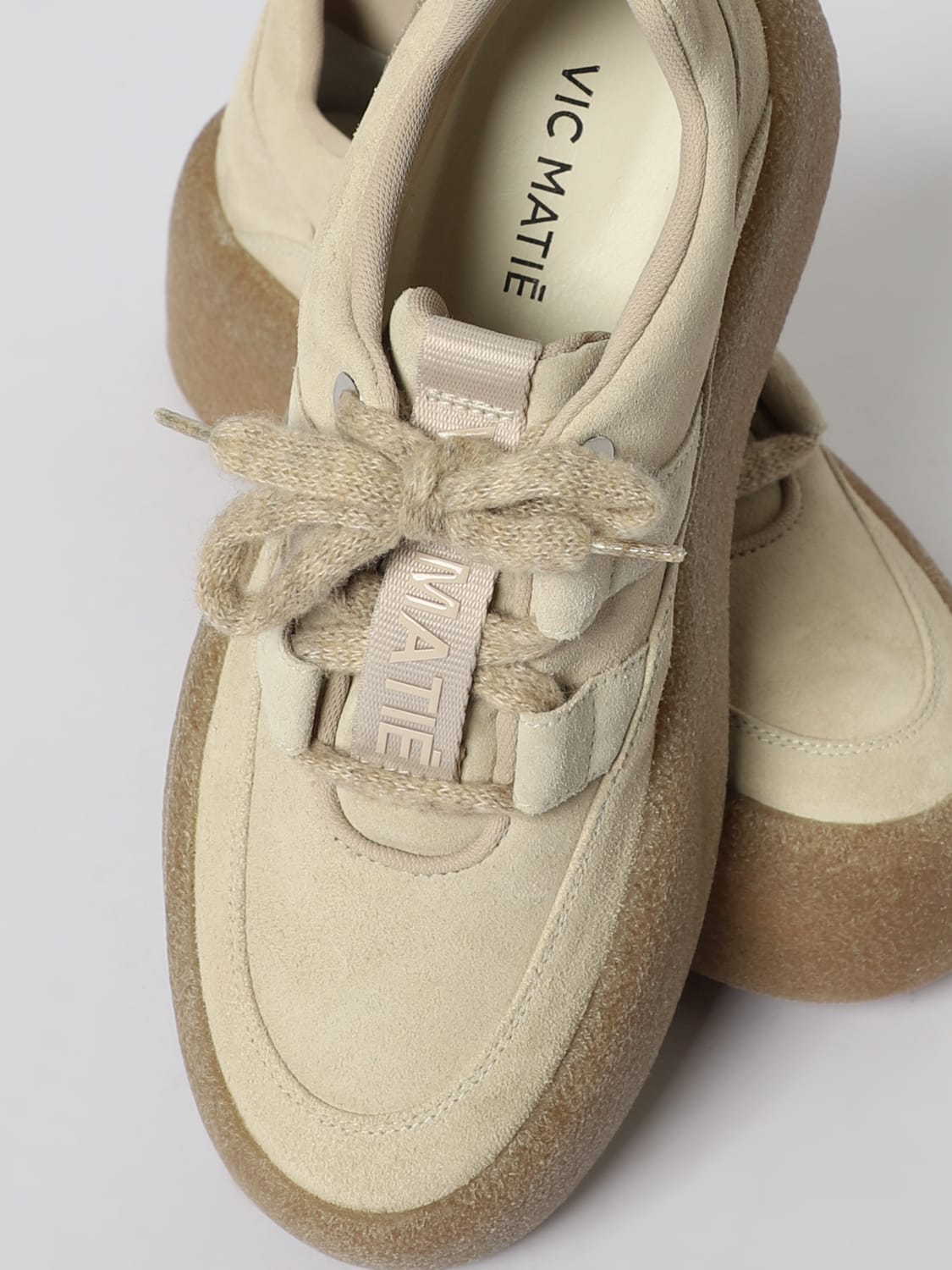 VIC MATIÉ BASKETS: Baskets femme Vic MatiÉ, Beige - Img 4