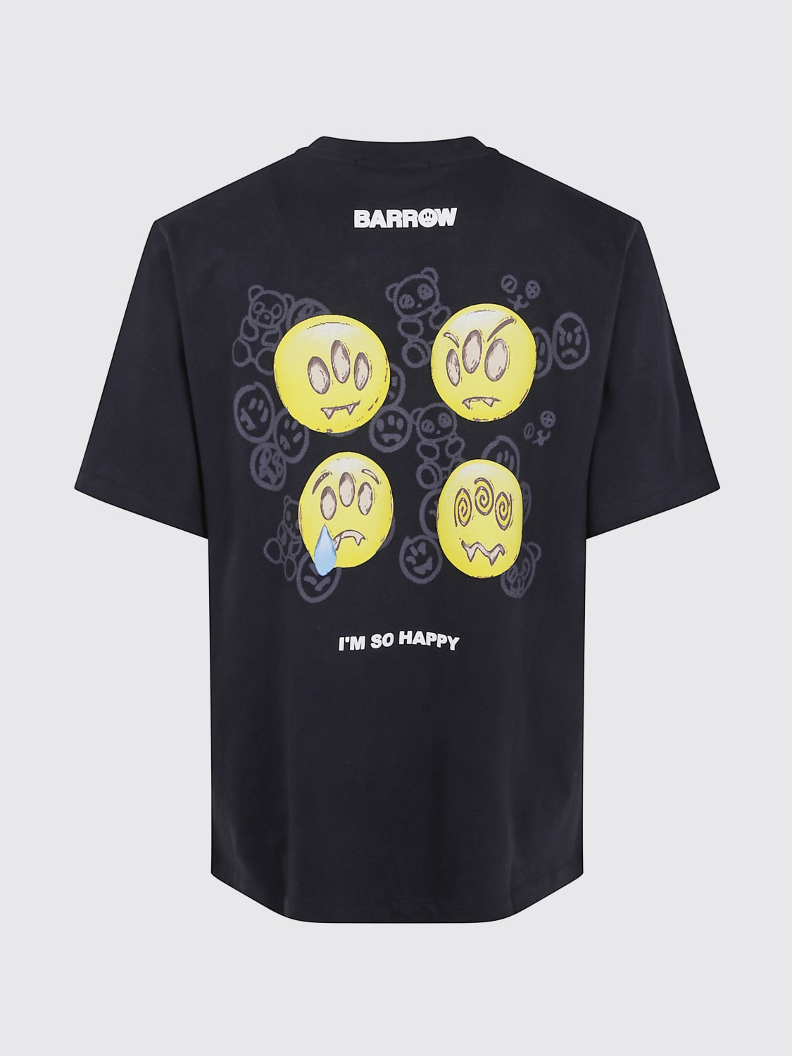 BARROW T-SHIRT: T-shirt in cotone stampata Barrow, Nero - Img 2