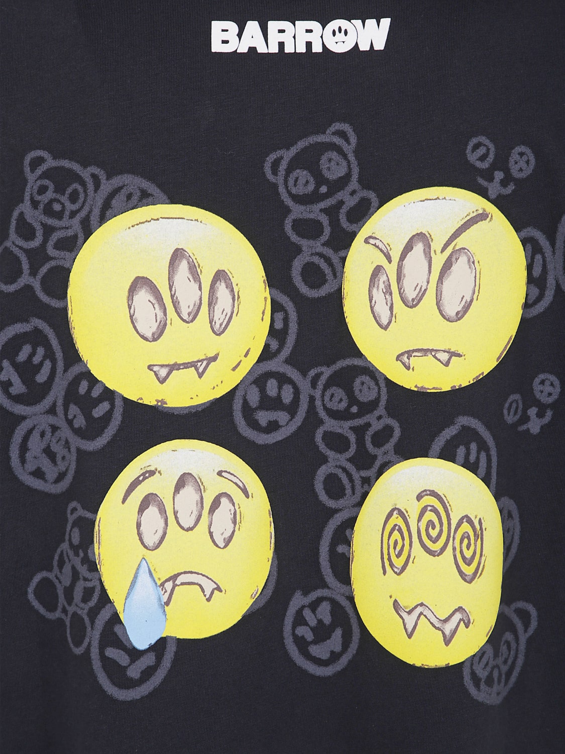 BARROW T-SHIRT: T-shirt in cotone stampata Barrow, Nero - Img 3