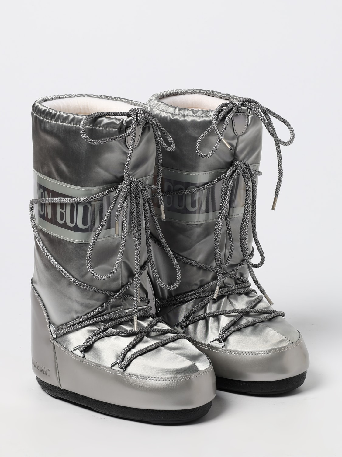 MOON BOOT BOTAS: Zapatos mujer Moon Boot, Plata - Img 2