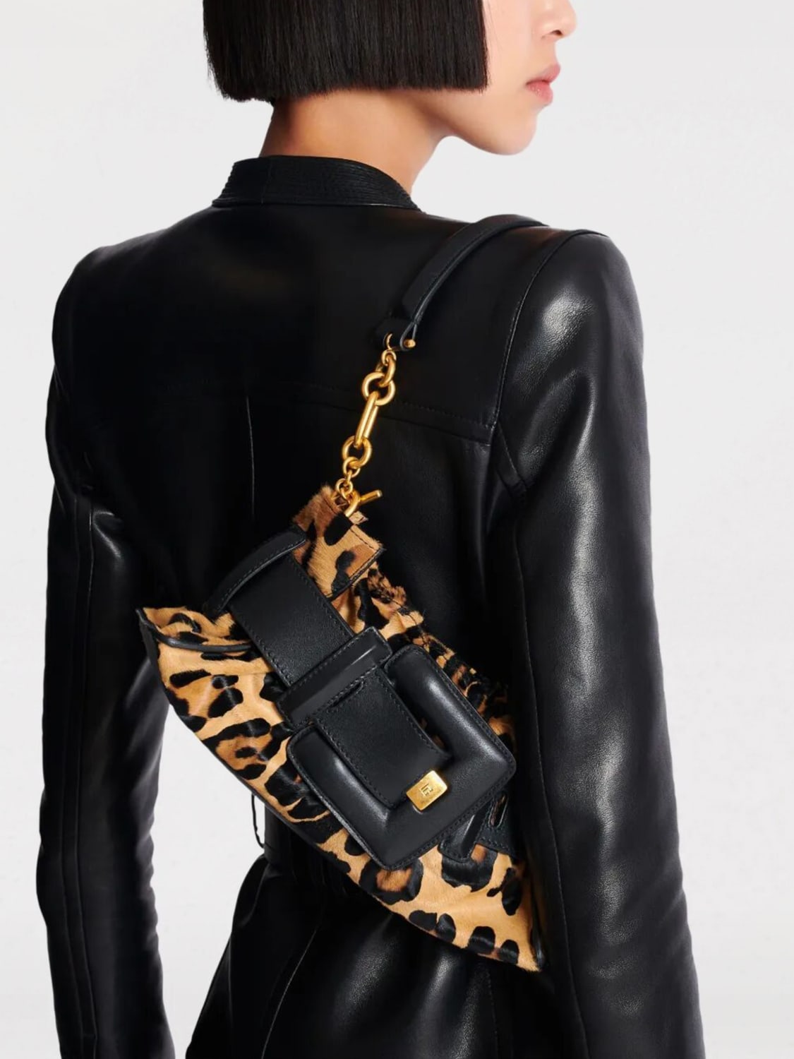 BALMAIN SAC PORTÉ ÉPAULE: Sac porté épaule femme Balmain, Multicolore - Img 2