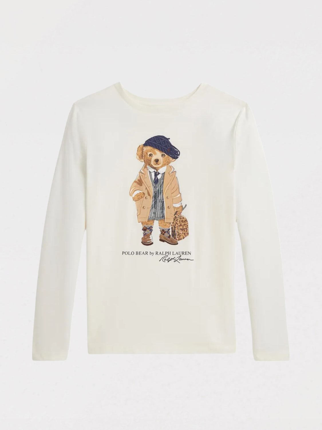 POLO RALPH LAUREN T-SHIRT: T-shirt kids Polo Ralph Lauren, White - Img 1
