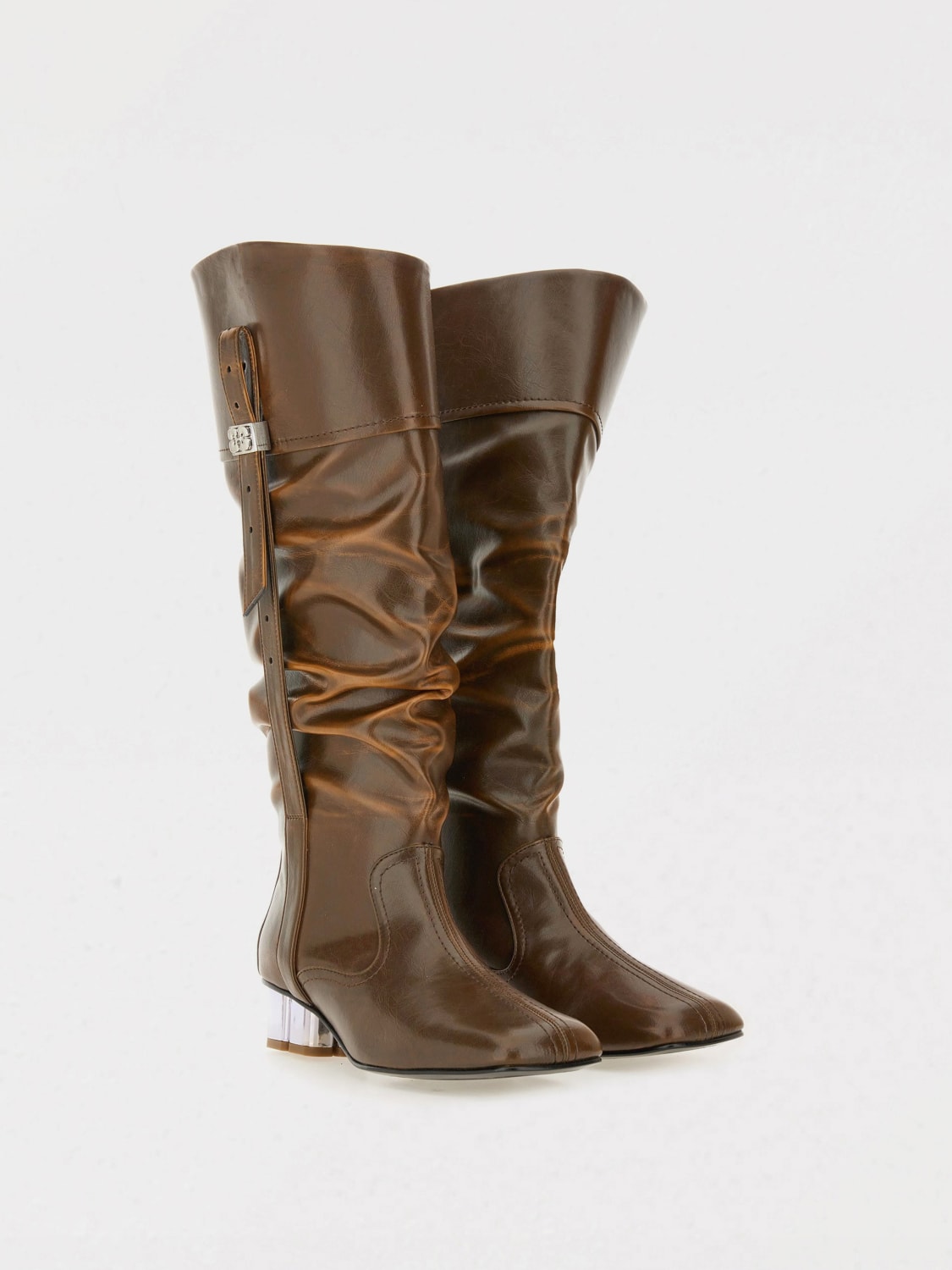 GANNI BOOTS: Boots woman Ganni, Black - Img 2