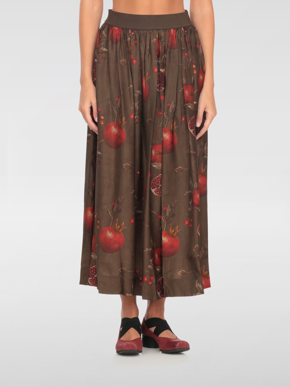 UMA WANG ЮБКА: Юбка Женское Uma Wang, Коричневый - Img 1