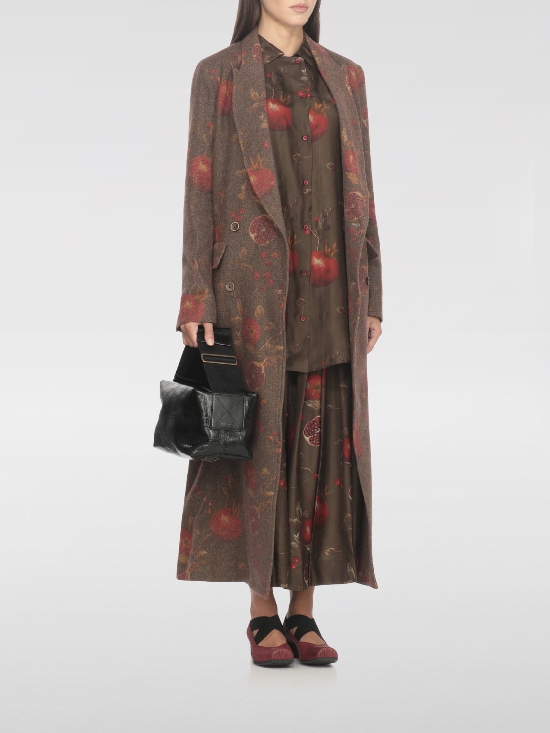 UMA WANG ЮБКА: Юбка Женское Uma Wang, Коричневый - Img 2