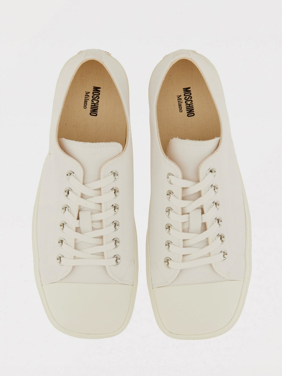 MOSCHINO COUTURE SNEAKERS: Sneakers men Moschino Couture, White - Img 4