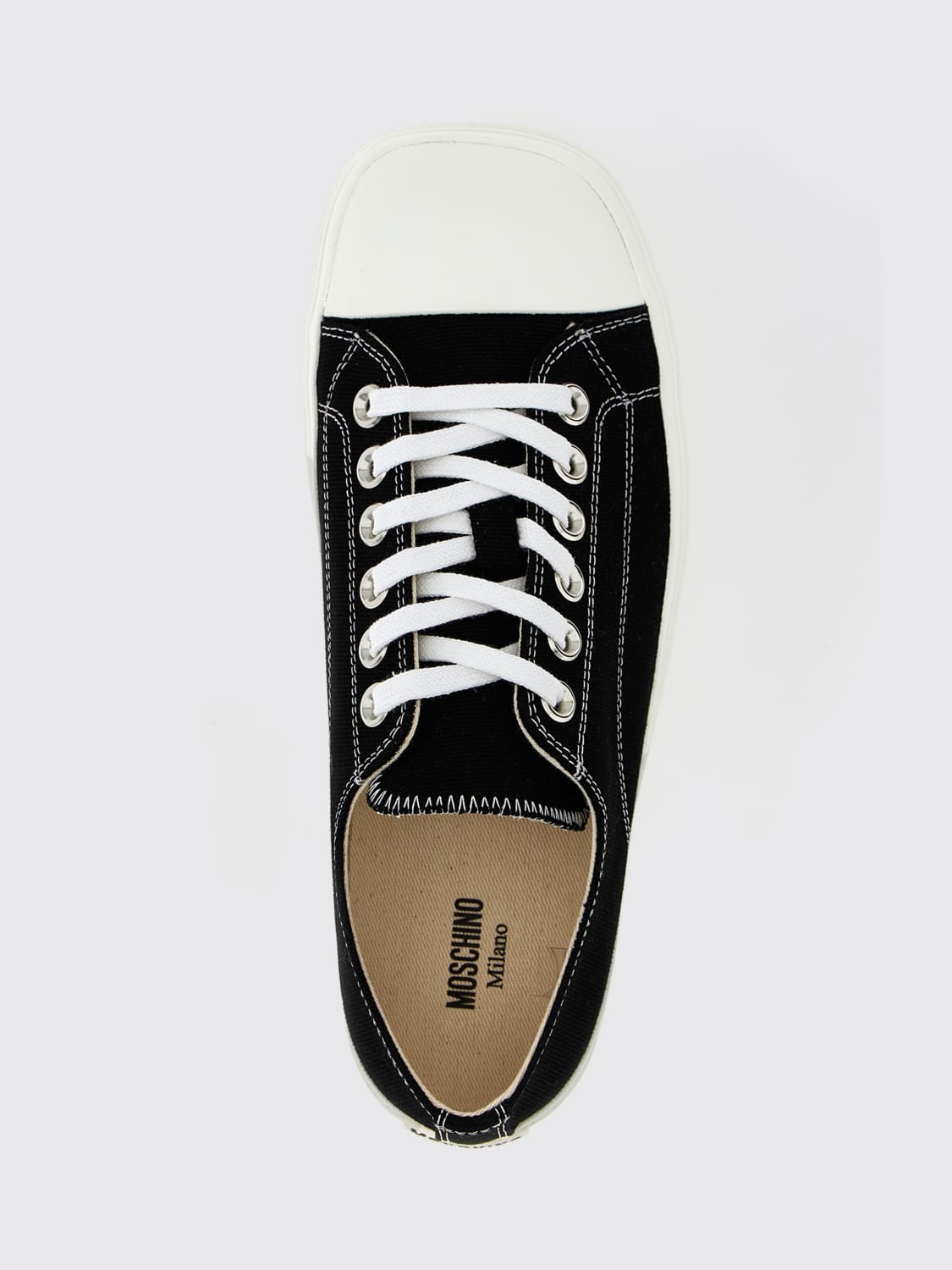 MOSCHINO COUTURE SNEAKERS: Sneakers men Moschino Couture, White 1 - Img 4