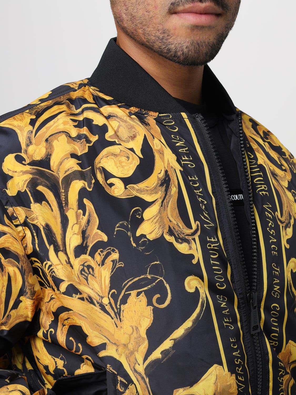 VERSACE JEANS COUTURE JACKET: Jacket men Versace Jeans Couture, Black - Img 4