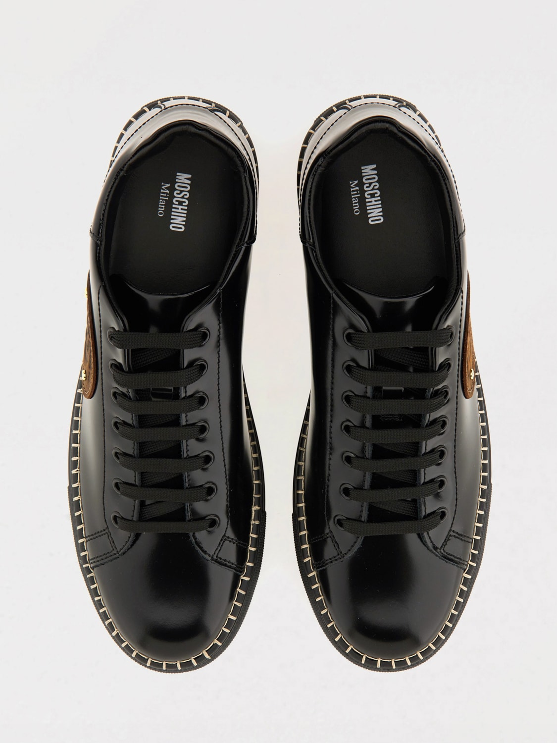 MOSCHINO COUTURE SNEAKERS: Sneakers men Moschino Couture, Black - Img 4
