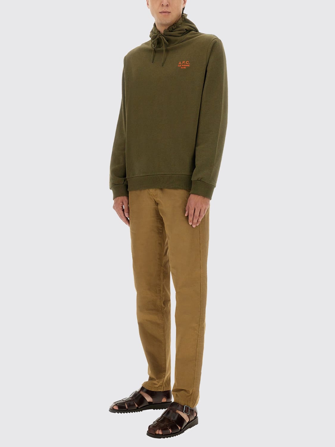 A.P.C. SWEATSHIRT: Sweatshirt men A.P.C., Green - Img 2