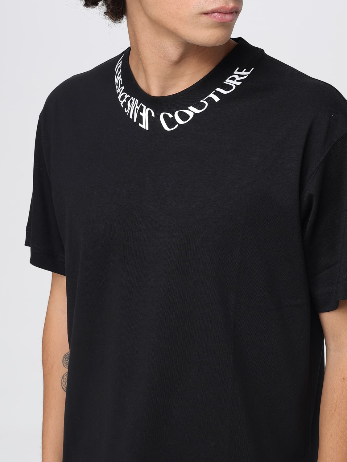 VERSACE JEANS COUTURE T-SHIRT: T-shirt men Versace Jeans Couture, Black - Img 3