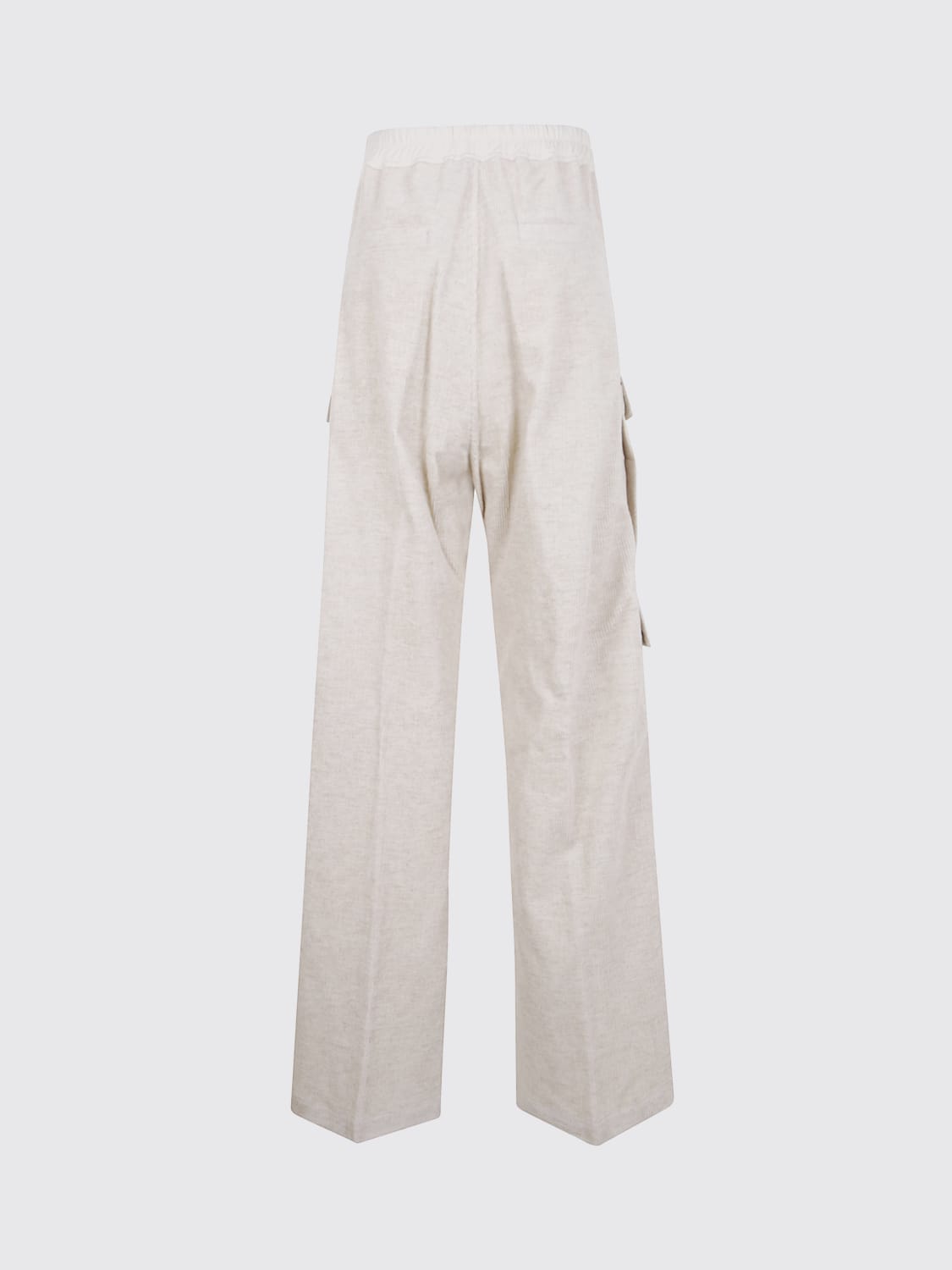 RICK OWENS PANTS: Pants men Rick Owens, Yellow Cream - Img 2