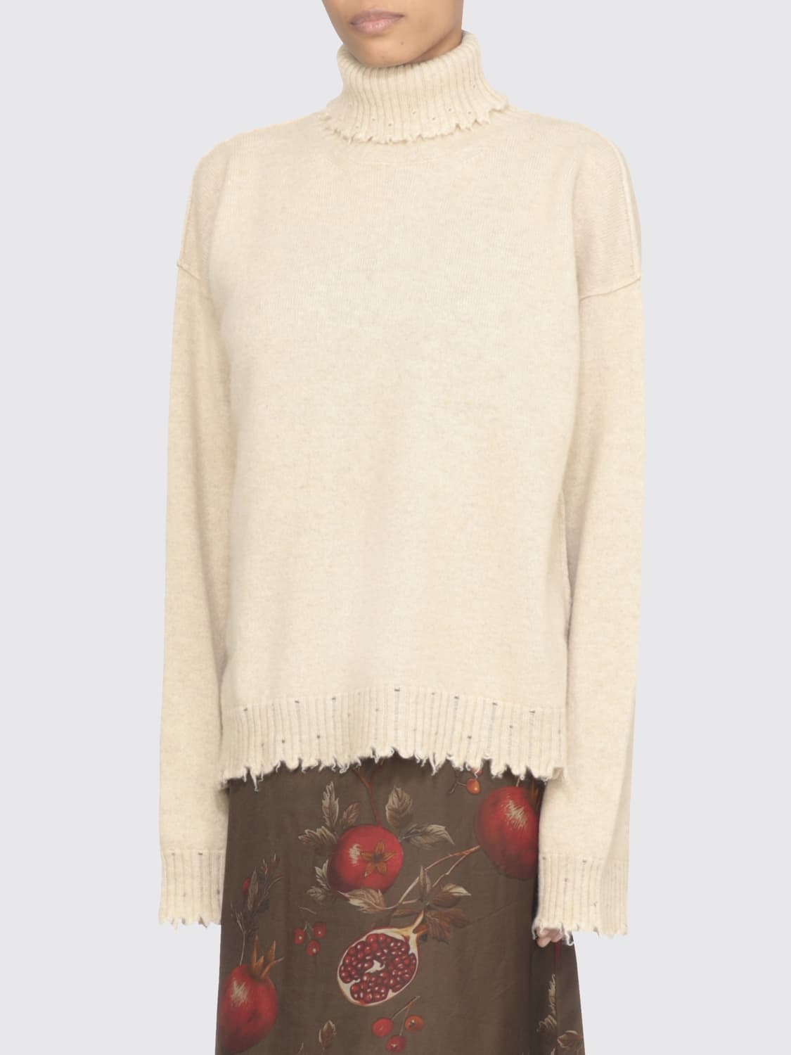 UMA WANG PULL: Pull femme Uma Wang, Beige - Img 1