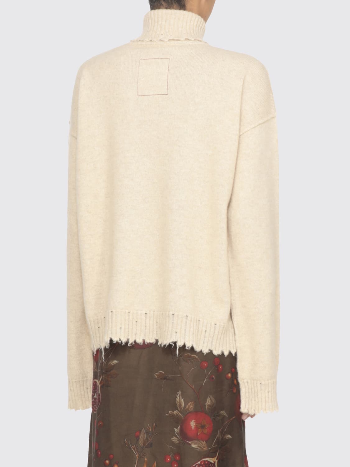 UMA WANG PULL: Pull femme Uma Wang, Beige - Img 4
