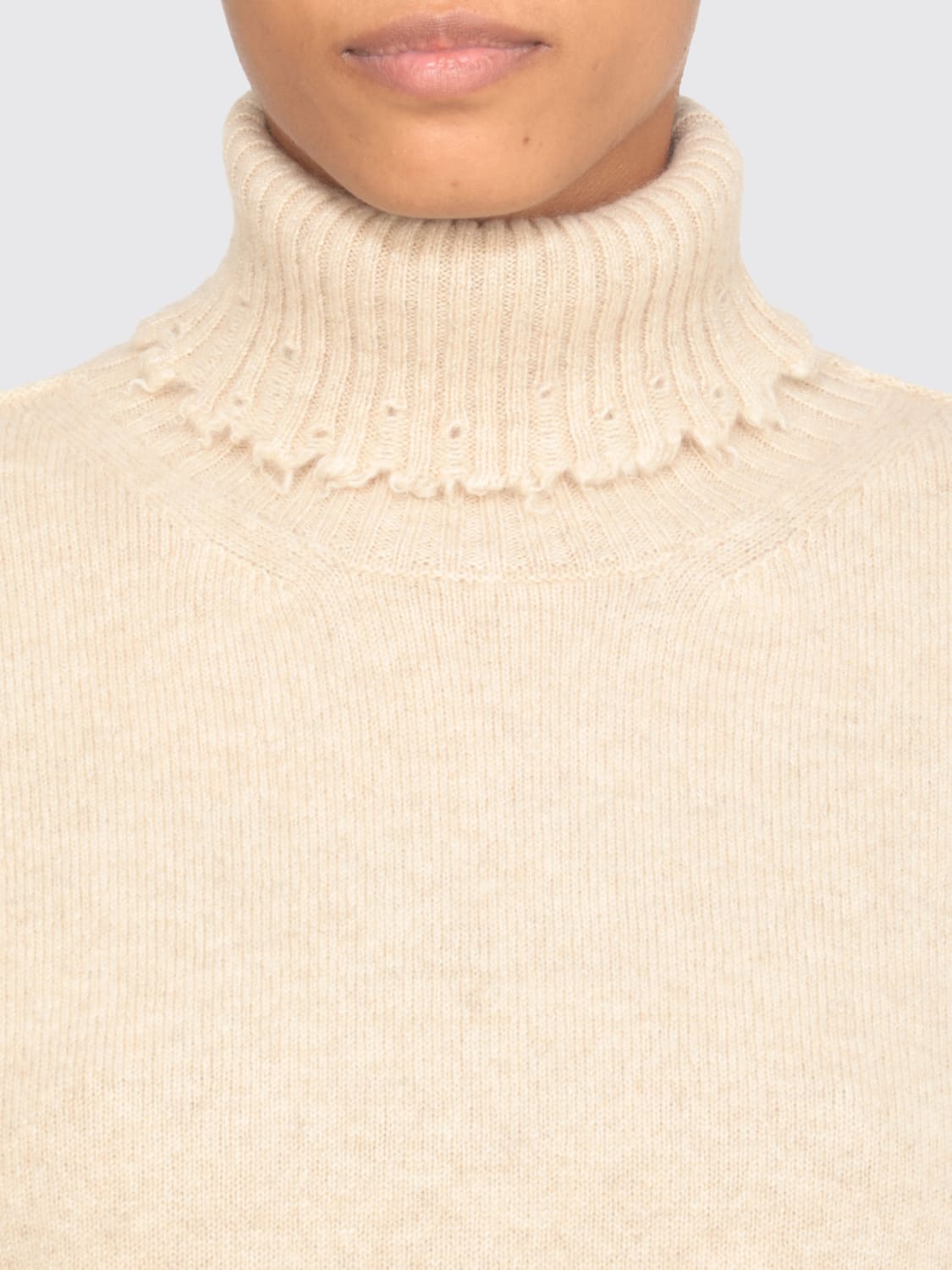 UMA WANG PULL: Pull femme Uma Wang, Beige - Img 5