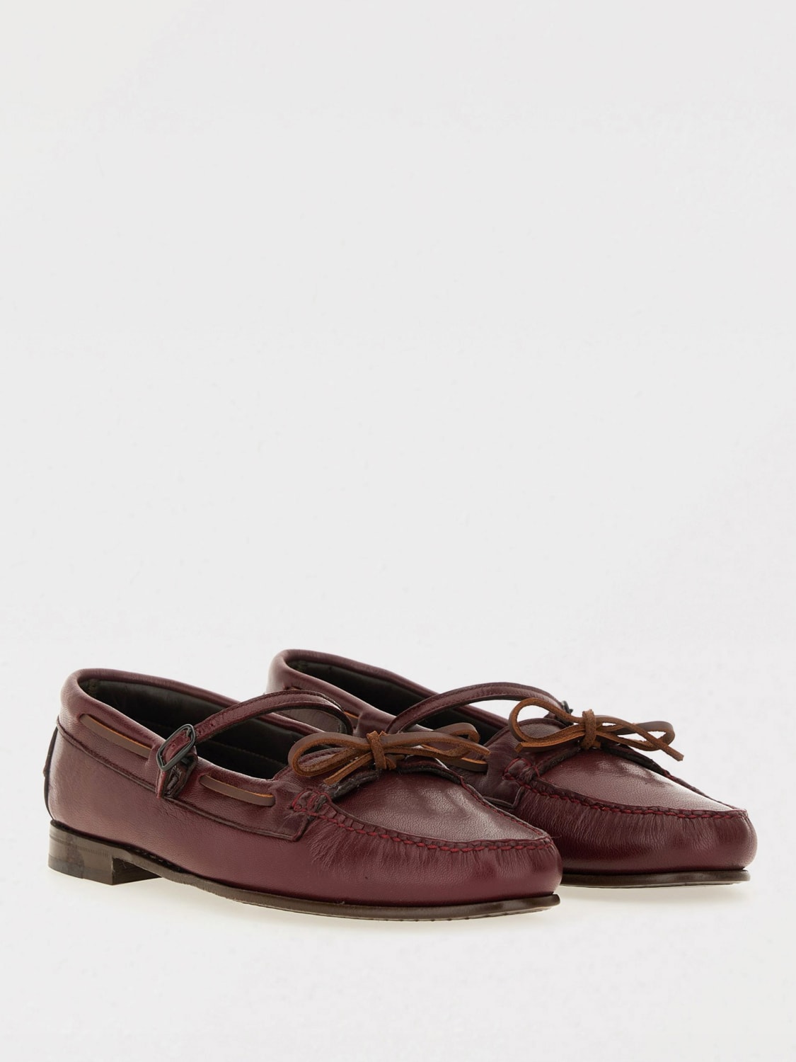 HEREU LOAFERS: Loafers woman Hereu, Burgundy - Img 2