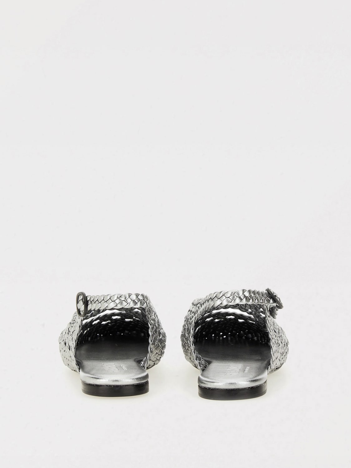 HEREU MANOLETINAS: Zapatos de tacón mujer Hereu, Plata - Img 3