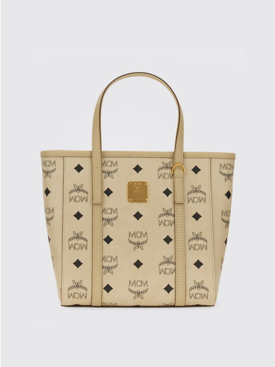 MCM MINITASCHE: Umhängetasche damen Mcm, Beige - Img 1