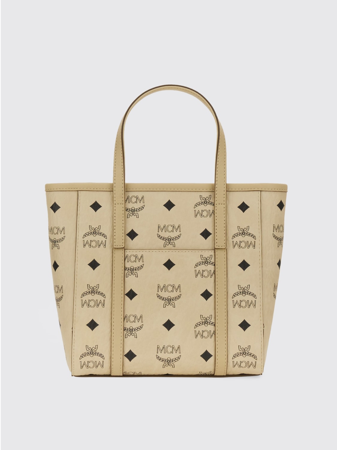MCM MINITASCHE: Umhängetasche damen Mcm, Beige - Img 2