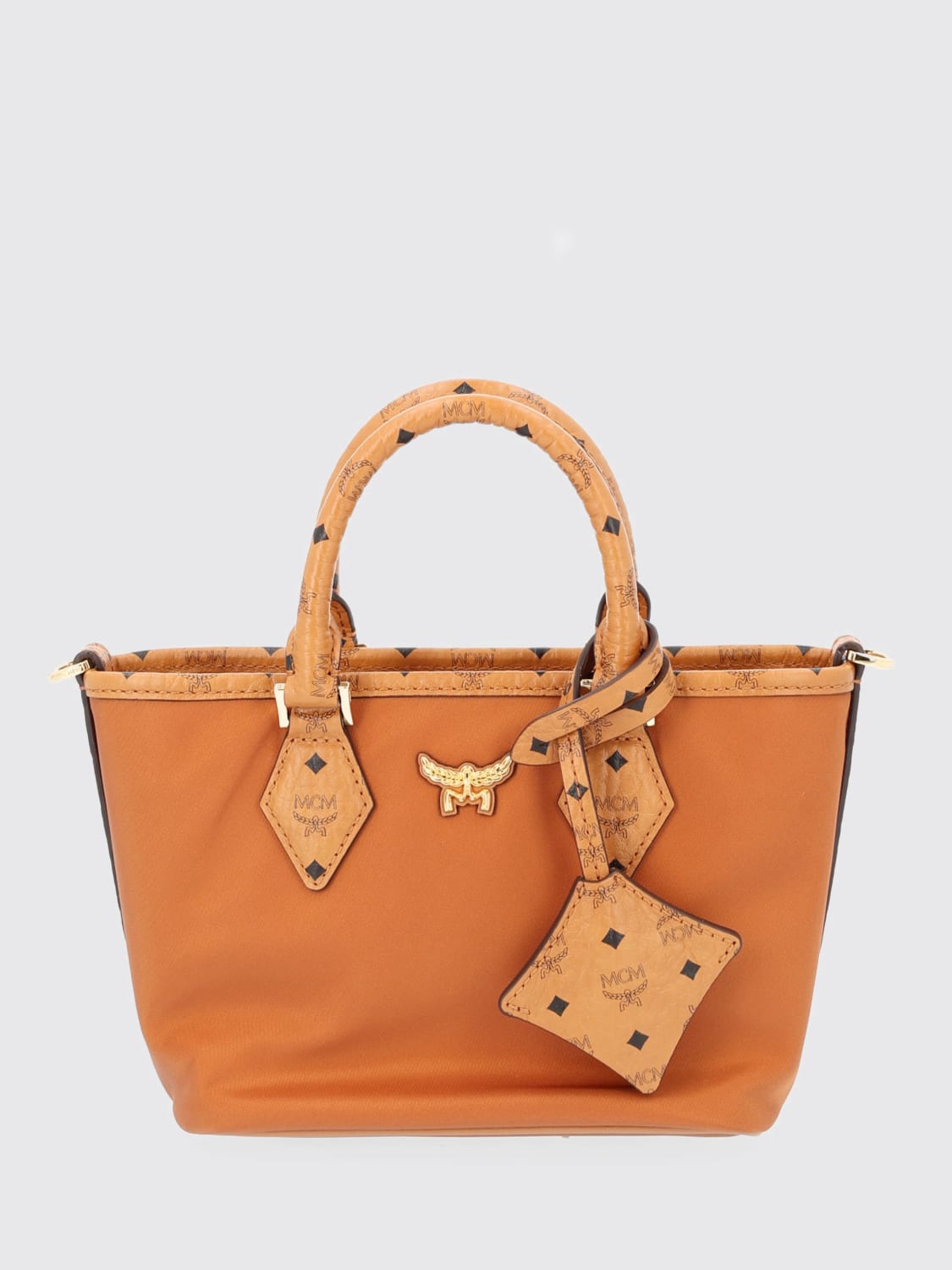 MCM MINI BOLSO: Bandolera mujer Mcm, Cuero - Img 1