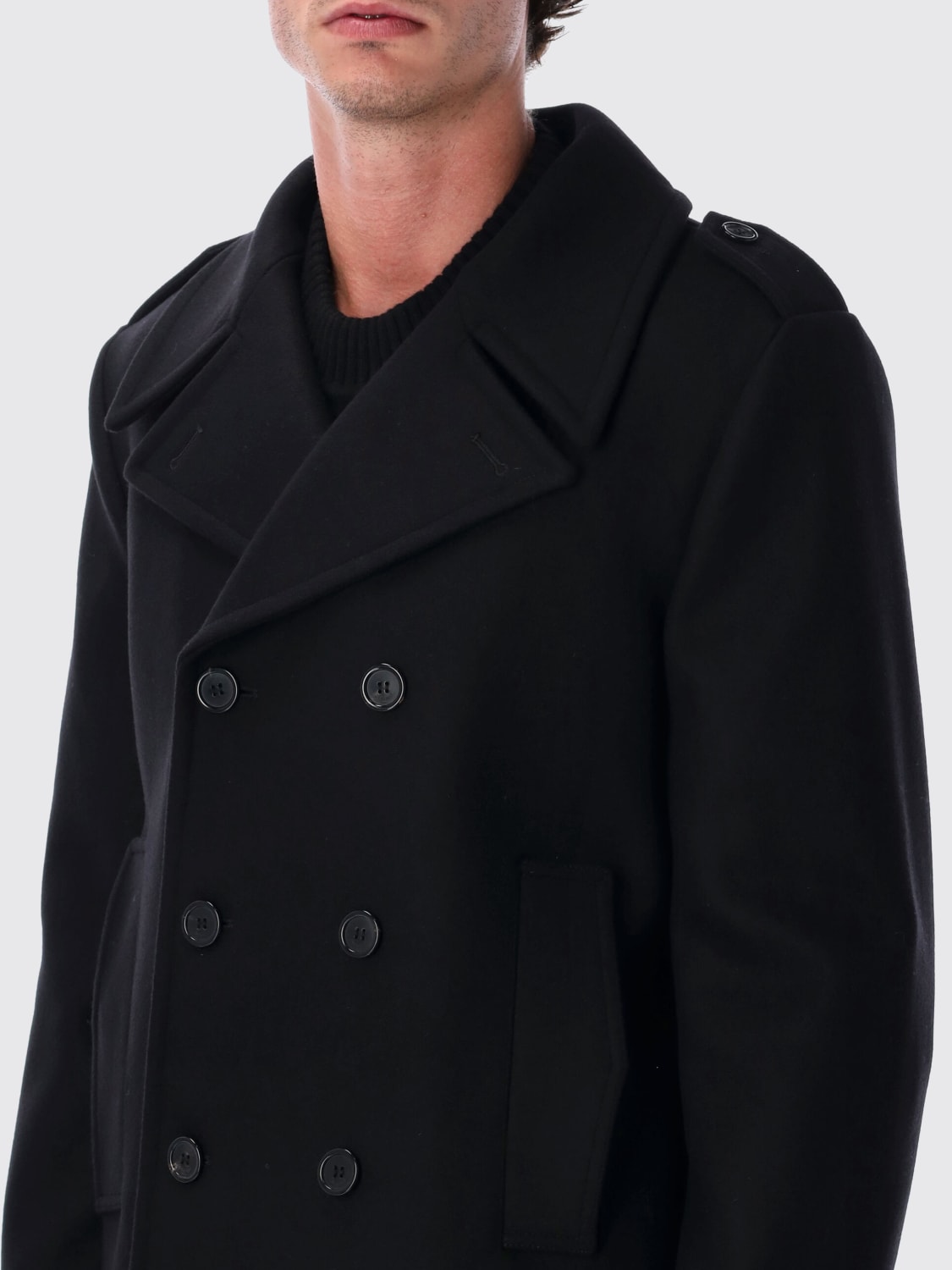 SAINT LAURENT COAT: Jacket men Saint Laurent, Black - Img 3