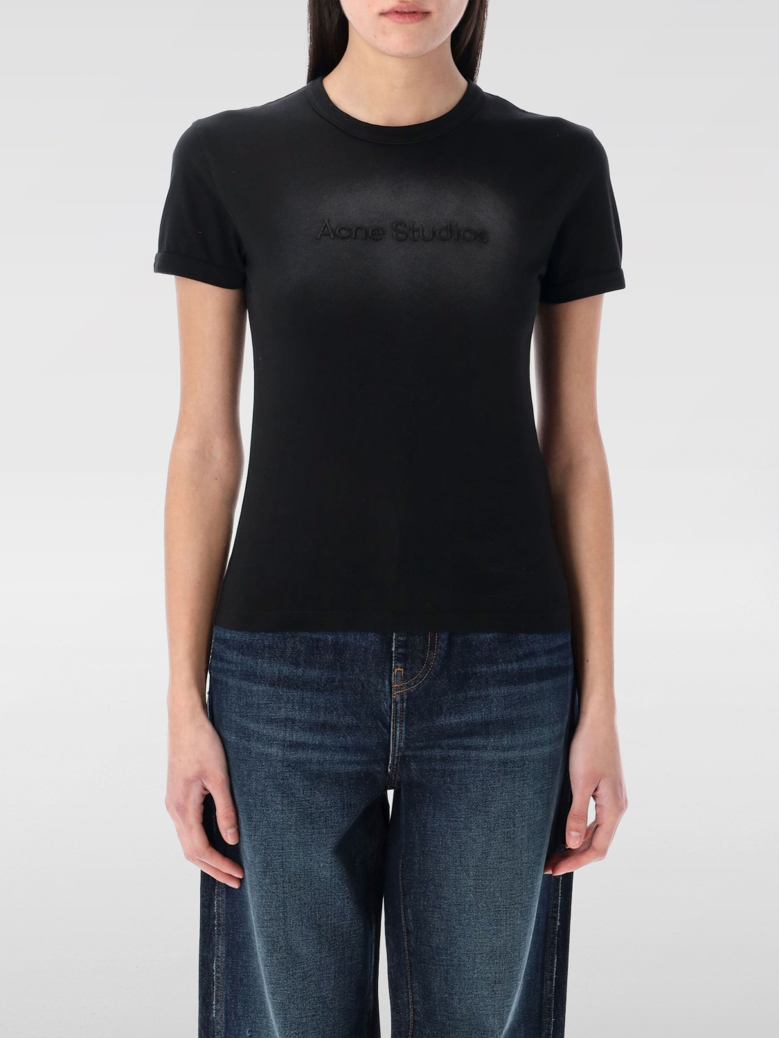 ACNE STUDIOS T-SHIRT: T-shirt woman Acne Studios, Black - Img 1