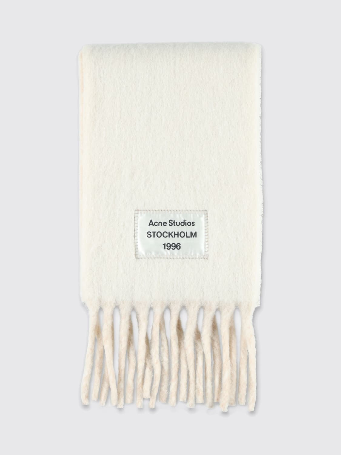 ACNE STUDIOS SCARF: Scarf men Acne Studios, White - Img 1