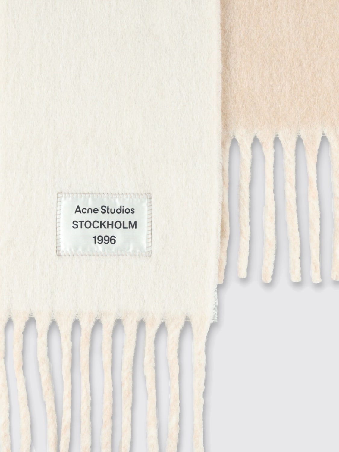 ACNE STUDIOS SCARF: Scarf men Acne Studios, White - Img 3