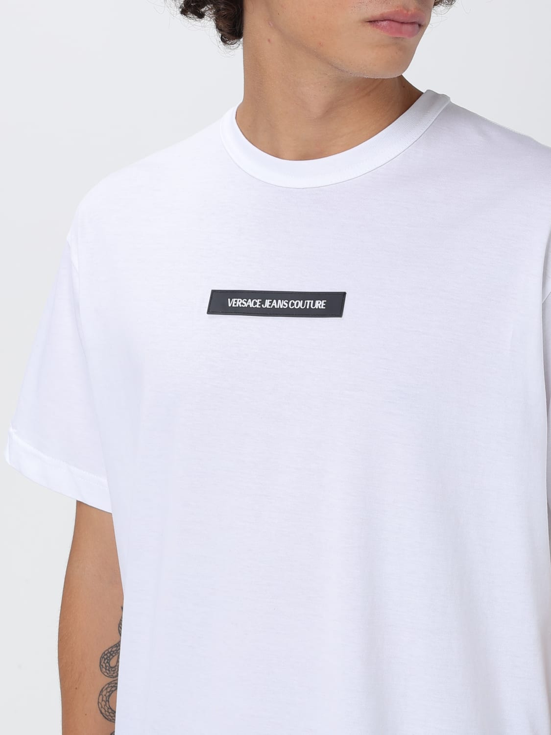 VERSACE JEANS COUTURE T-SHIRT: T-shirt men Versace Jeans Couture, White - Img 3