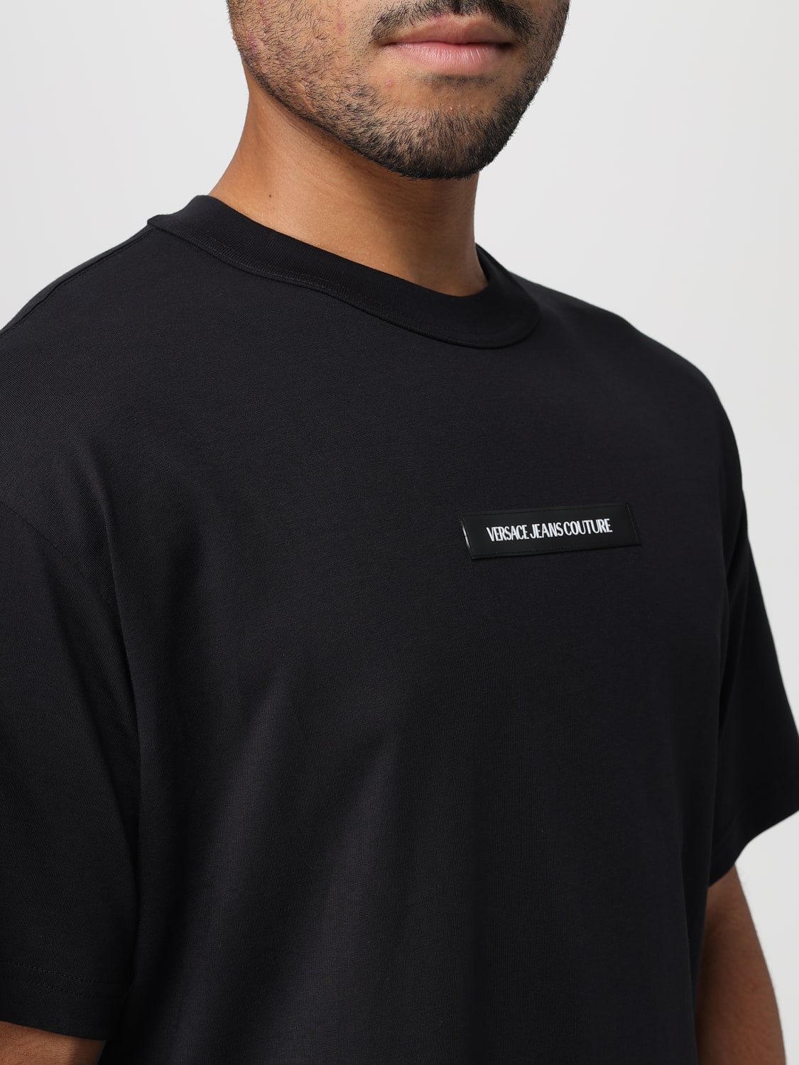 VERSACE JEANS COUTURE CAMISETA: Camiseta hombre Versace Jeans Couture, Negro - Img 3