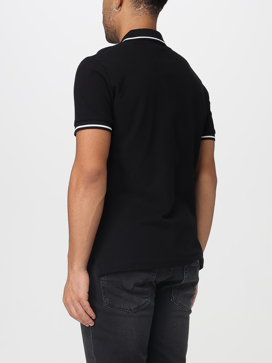 VERSACE JEANS COUTURE POLO: Polo herren Versace Jeans Couture, Schwarz - Img 2