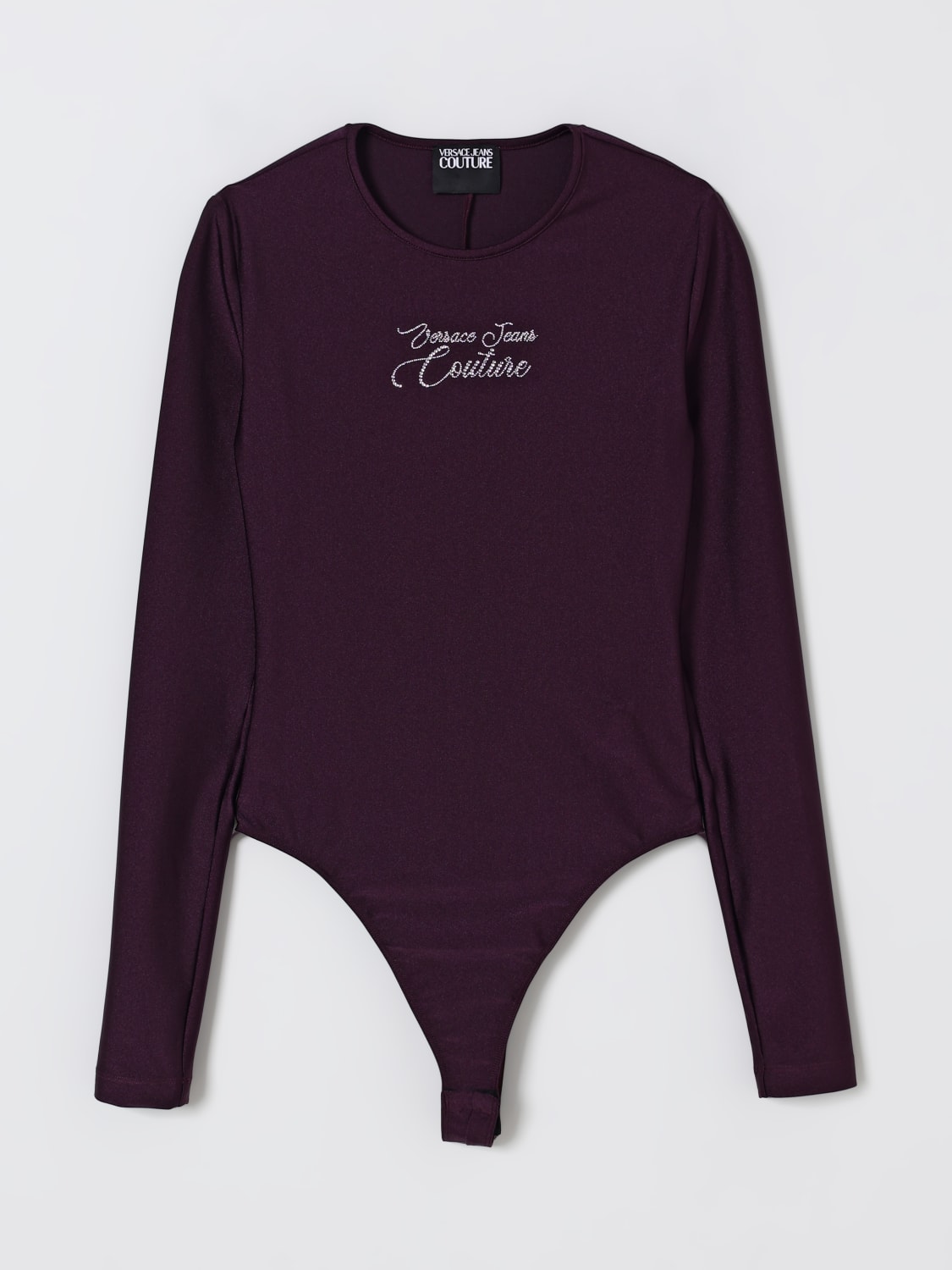 VERSACE JEANS COUTURE TOP: Body femme Versace Jeans Couture, Violet - Img 2