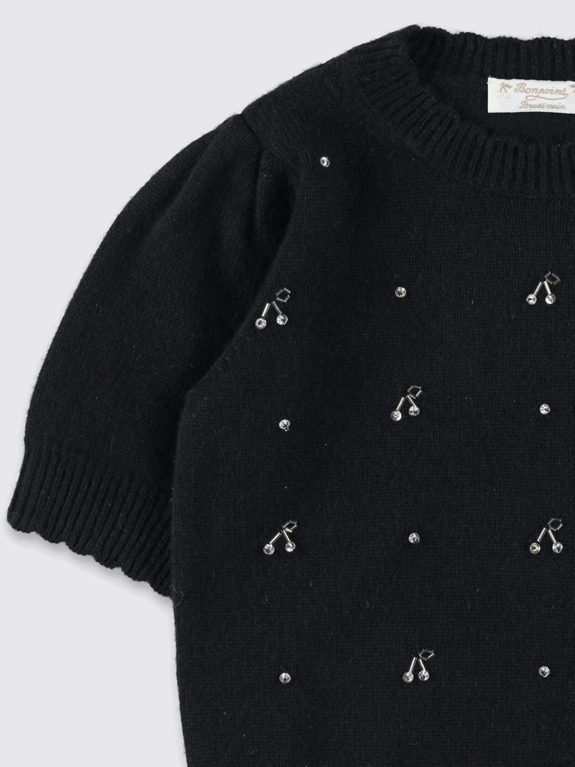 BONPOINT PULL: Pull enfant Bonpoint, Noir - Img 3