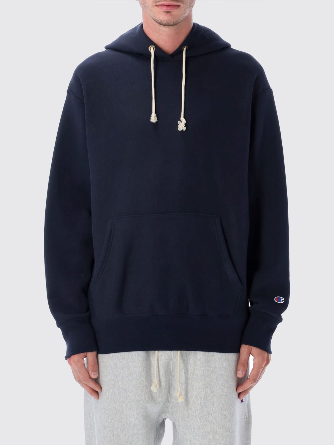 CHAMPION SWEATSHIRT: Sweatshirt men Champion, Blue - Img 1