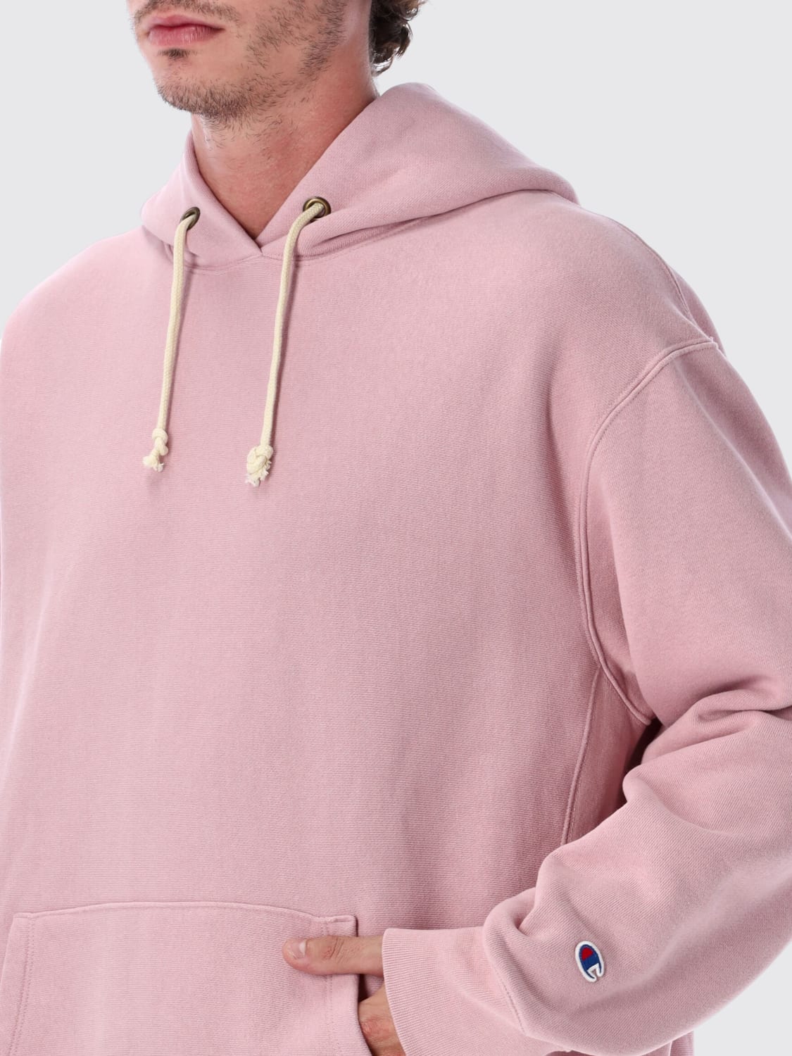 CHAMPION SUDADERA: Sudadera hombre Champion, Rosa - Img 3