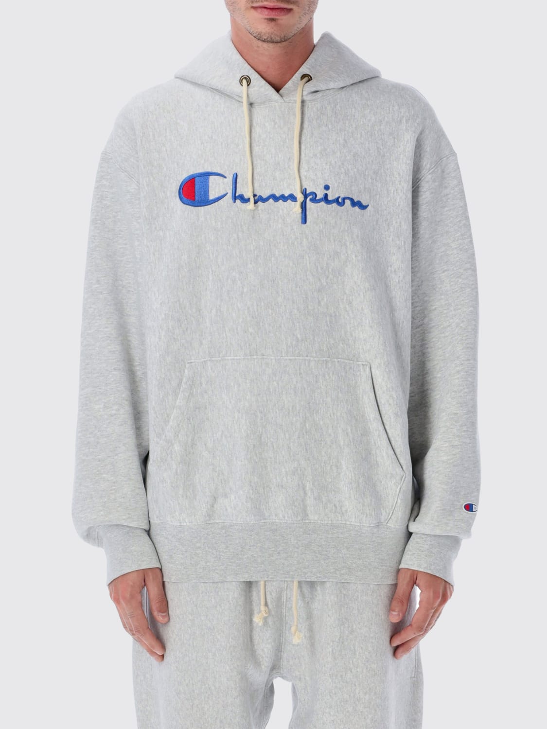 CHAMPION SWEATSHIRT: Sweatshirt men Champion, Grey - Img 1