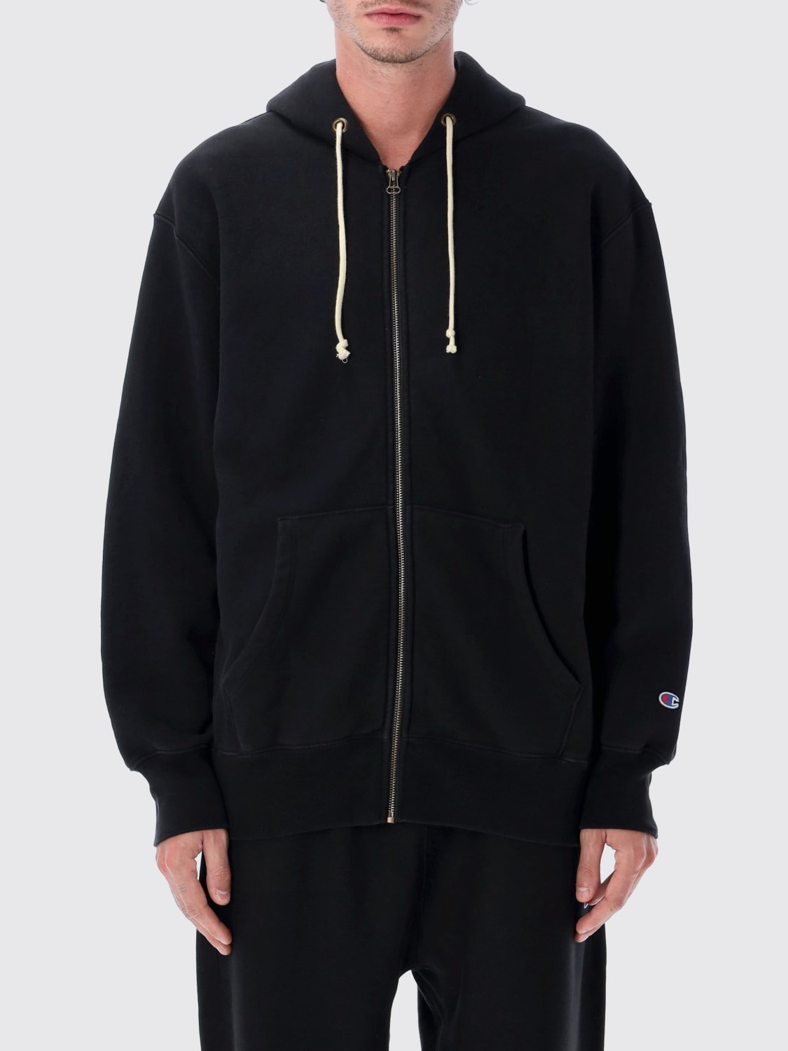 CHAMPION SWEATSHIRT: Sweatshirt men Champion, Black - Img 1