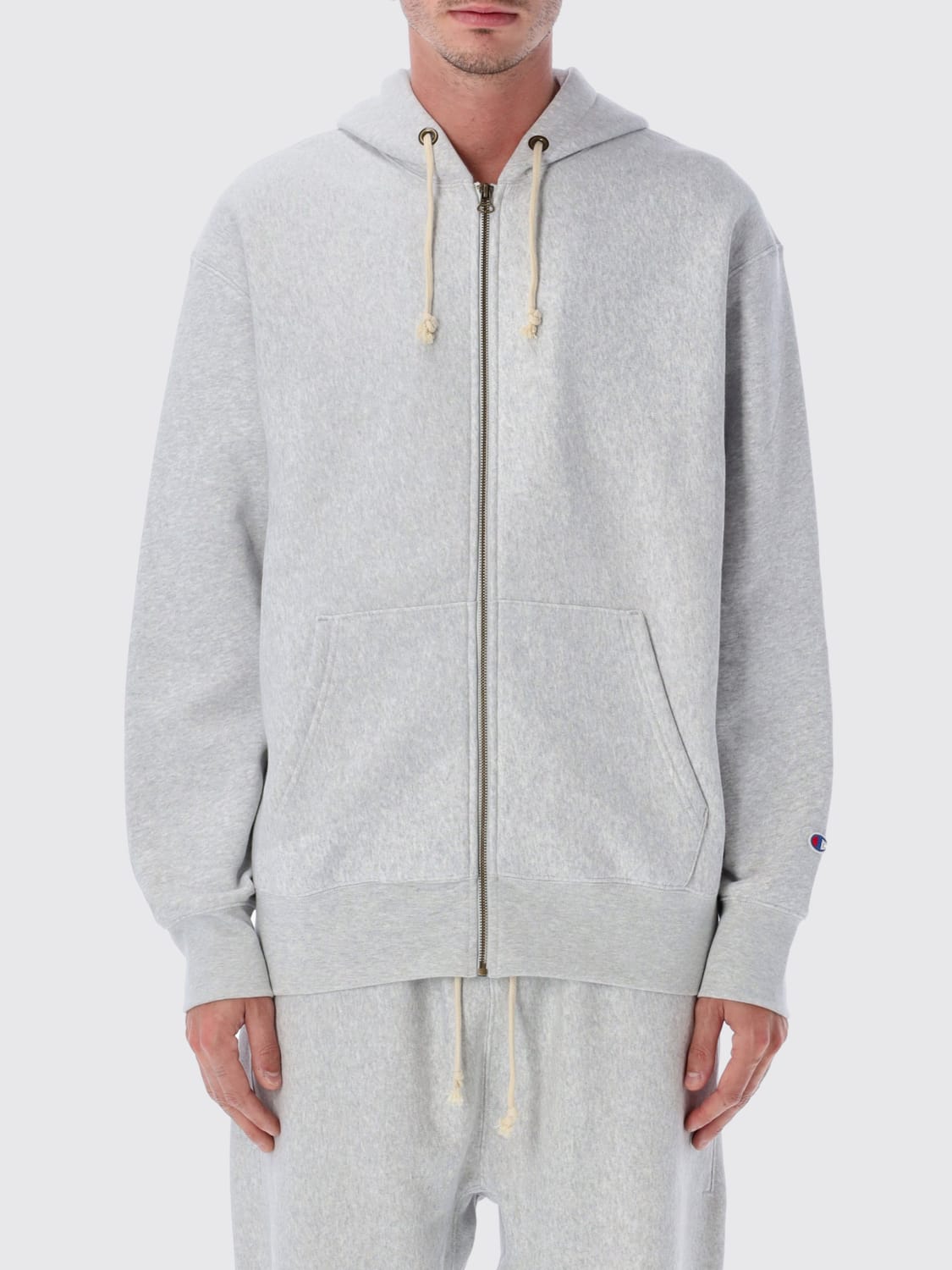 CHAMPION SWEATSHIRT: Sweatshirt men Champion, Grey - Img 1