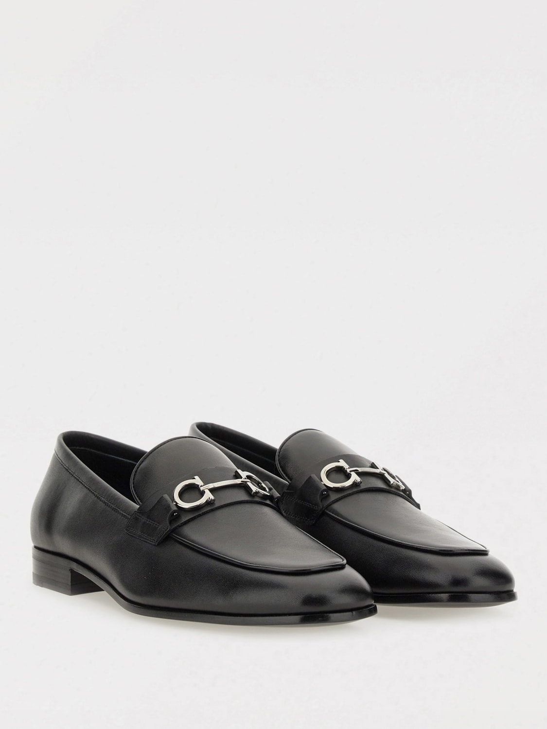 FERRAGAMO LOAFERS: Loafers men Ferragamo, Black - Img 2