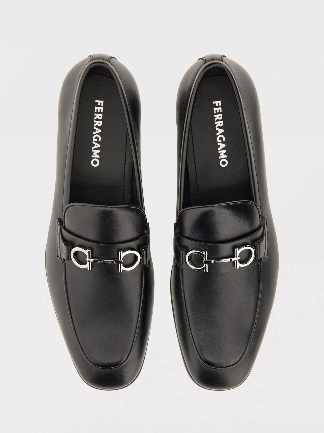 FERRAGAMO LOAFERS: Loafers men Ferragamo, Black - Img 4