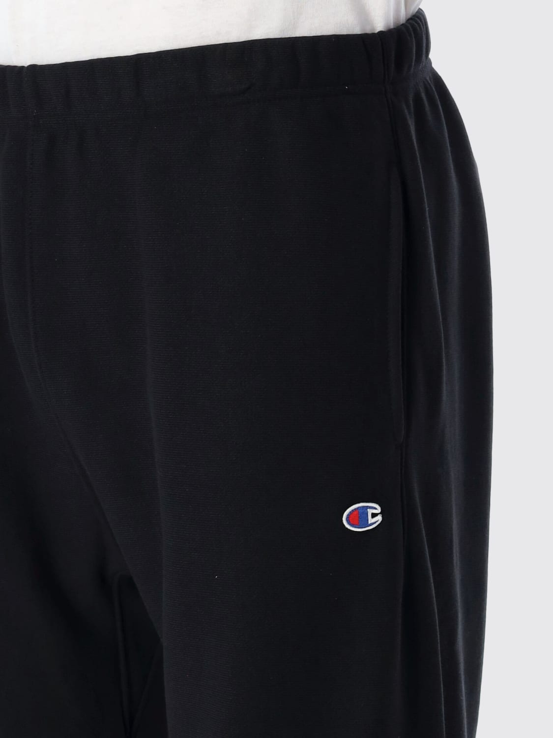 CHAMPION TROUSERS: Sweatshirt men Champion, Black - Img 3